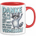 Büro Arbeit Kollege Tasse Becher Geschenk Lustige Geschenkidee Spruch Danke Für Die Tolle Zeit Mit Dir Wir Werden Dich Sehr Vermissen Rot Trendation