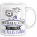 Wildtieraufzüchterin Geschenk Tasse Becher Die Frau Die Allen Kann Geschenkidee für eine Wildtieraufzüchterin Lustig Weiß Trendation