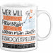 Eishockeyspielerin Tasse Geschenk Spruch Wer Will Schon Prinzessin Sein Wenn Man Auch Eishockeyspielerin Sein Kann Weiß Trendation