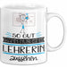 Lehrerin Geschenk Tasse So Gut Kann Nur Eine Lehrerin Aussehen Geschenkidee Geburtstag Weihnachten Lustig Weiß Trendation