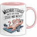 Fitnessstudio Training Tasse Geschenk Lustige Geschenkidee Waschbrettbauch Hatte Ich Schon Rosa Trendation
