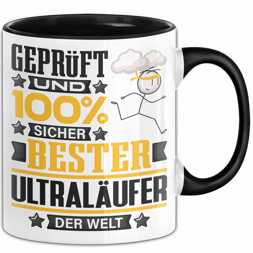 Ultraläufer Geschenk Lustiger Spruch für Ultraläufer Geschenkidee Bester Ultraläufer Der Welt Schwarz Trendation