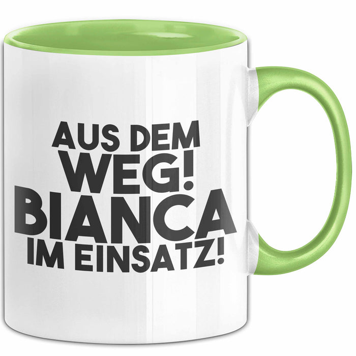 Bianca Tasse Aus Dem Weg! Bianca Im Einsatz! Geschenk
