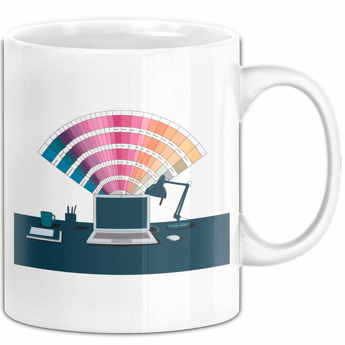 Grafik Designer Tasse Geschenk Lustige Geschenkidee Spruch Für Visuelle Kreative Weiß Trendation
