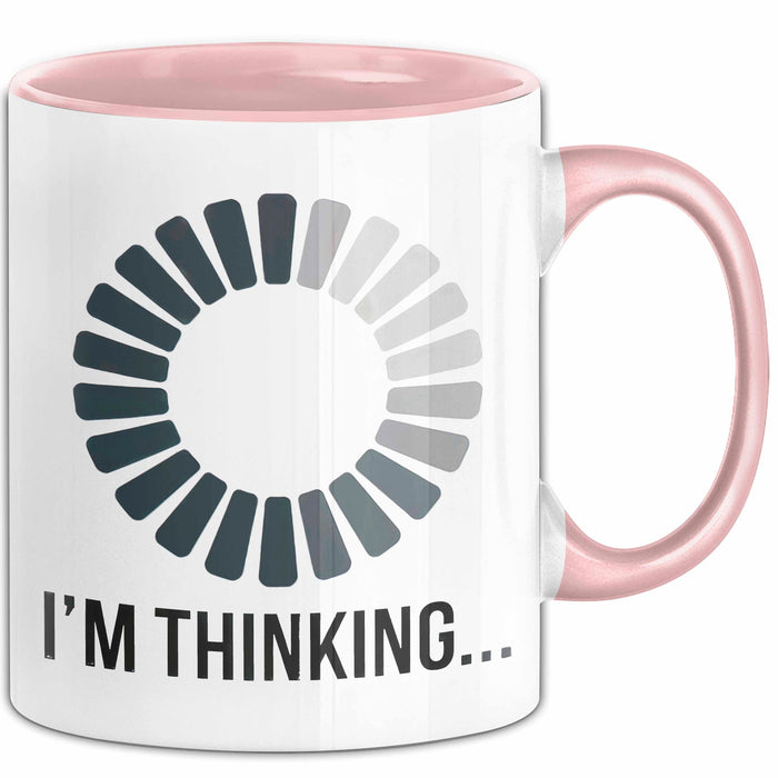 Gamer Gaming Liebhaber Tasse Geschenk Lustige Geschenkidee Spruch Ich Denke Nach Rosa Trendation
