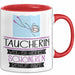Taucherin Weil Es Keinen Schöneren Beruf Gibt Tasse Geschenk für Eine Taucherin Lustig Rot Trendation