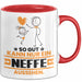 Neffe Geschenk Tasse So Gut Kann Nur Ein Neffe Aussehen Geschenkidee Kaffee-Becher Rot Trendation