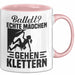 Kletterin Tasse Geschenk Frauen Ballett Echte Mädchen Gehen Klettern Rosa Trendation
