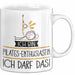 Geschenk für Pilates-Enthusiastin Tasse Lustige Geschenkidee Geburtstag Ich Bin Pilates-Enthusiastin Ich Darf Das Weiß Trendation