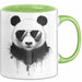 Panda Tier Sonnenbrille Tasse Geschenk Lustige Geschenkidee Spruch Grün Trendation
