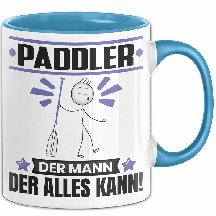 Paddler Tasse Geschenk für Paddler Der Mann Der Alles Kann Geschenkidee zum Geburtstag Blau Trendation