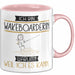 Wakeboarderin Tasse Geschenk Ich Bin Wakeboarderin Warum Weil Ich Es Kann Geschenkidee Geburtstag Rosa Trendation