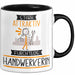 Handwerkerin Tasse Geschenk Becher Stark Attraktiv Furchtlos Handwerkerin Lustige Geschenkidee Trendation