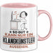 Klangkünstler Geschenk Tasse So Gut Kann Nur Ein Klangkünstler Aussehen Geschenkidee Kaffee-Becher Rosa Trendation