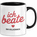 Beate Tasse Geschenk Ich Bin Vollkommen Beate Geschenkidee Geburtstag Schwarz Trendation