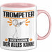 Trompeter Tasse Geschenk für Trompeter Der Mann Der Alles Kann Geschenkidee zum Geburtstag Rosa Trendation