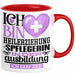 Heilerziehungspflegerin Ausbildung Start Geschenk Tasse Ich Bin Heilerziehungspflegerin In Der Ausbildung Ich Darf Das Kaffee-Becher Geschenkidee Rot Trendation