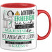 Klangkünstlerin Tasse Geschenk Lustiger Spruch Bitte Erheben Sie Sich Seine Majestät Die Klangkünstlerin Betritt Den Raum Rot Trendation