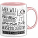 Musikbloggerin Tasse Geschenk Spruch Wer Will Schon Prinzessin Sein Wenn Man Auch Musikbloggerin Sein Kann Rosa Trendation