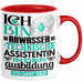 Abwassertechnische Assistentin Ausbildung Start Geschenk Tasse Ich Bin Abwassertechnische Assistentin In Der Ausbildung Ich Darf Das Kaffee-Becher Geschenkidee Rot Trendation