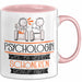 Psychologin Weil Es Keinen Schöneren Beruf Gibt Tasse Geschenk für Eine Psychologin Lustig Rosa Trendation
