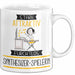 Synthesizer-Spielerin Tasse Geschenk Becher Stark Attraktiv Furchtlos Synthesizer-Spielerin Lustige Geschenkidee Weiß Trendation