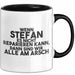 Stefan Tasse Wenn Stefan Nicht Repariert, Sind Wir Am Arsch Geschenk Schwarz Trendation