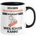 Skateboarder Geschenk Tasse Lustiger Spruch Ich Bin Skateboarder Warum Weil Ich Es Kann Geschenkidee Bester Skateboarder Geburtstag Kaffee-Becher Trendation