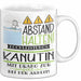 Kanutin Tasse Geschenk Lustig Abstand Halten Hochleistungs-Kanutin Mit Drang Zur Perfektion Bei Der Arbeit Weiß Trendation