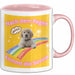 Meme Tasse Geschenk Lustiger Becher Hund Nach Dem Regen Kommt Die Sonne Rosa Trendation