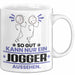 Jogger Geschenk Tasse So Gut Kann Nur Ein Jogger Aussehen Geschenkidee Kaffee-Becher Weiß Trendation