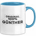 Guenther Tasse Original 100% Guenther Geschenk Blau Trendation