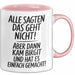 Birgit Tasse Geschenk Alle Sagten Das Geht Nicht Aber Dann Kam Birgit Und Hat Es Einfach Gemacht Geschenkidee Becher mit Name Rosa Trendation