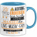 Live-Musik-Fan Tasse Geschenk Lustiger Spruch Bitte Erheben Sie Sich Seine Majestät Die Live-Musik-Fan Betritt Den Raum Blau Trendation