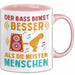 Open Air Musikkonzert Sarkasmus Tasse Geschenk Lustige Geschenkidee Spruch Der Bass Bumst Besser Als Die Meisten Menschen Rosa Trendation