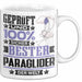 Paraglider Geschenk Lustiger Spruch für Paraglider Geschenkidee Bester Paraglider Der Welt Weiß Trendation