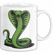 Reptil Schlange Tier Tasse Geschenk Lustige Geschenkidee Spruch Weiß Trendation
