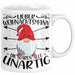 Lustige Tasse Weihnachten Lieber Weihnachtsmann Die Waren Alle Unartig Kaffee-Becher Geschenkidee Wichteln Wichtelgeschenk Weiß Trendation