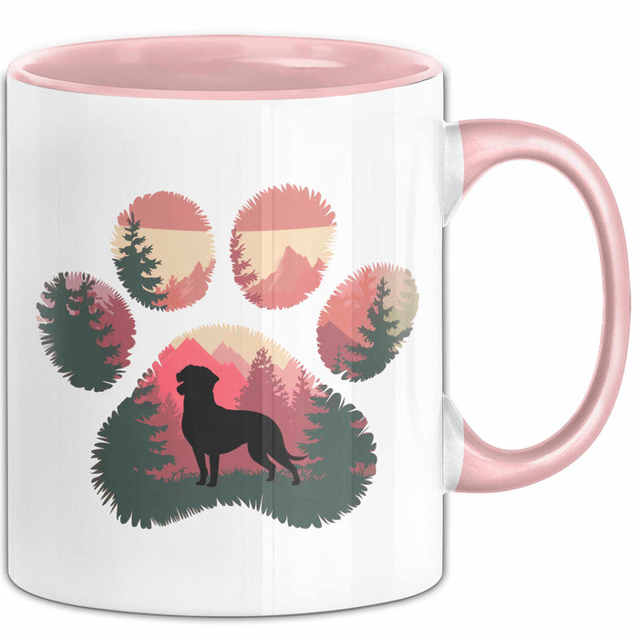 Appenzeller Sennenhund Hund Tasse Geschenk Lustige Geschenkidee Spruch Rosa Trendation