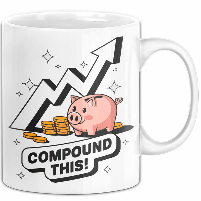 Investor Tasse Geschenk Lustige Geschenkidee Spruch Für Vermögens Erbauer Weiß Trendation
