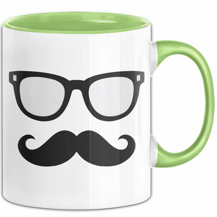 Hipster Tasse Geschenkidee für Trendsetter Grün Trendation