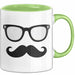 Hipster Tasse Geschenkidee für Trendsetter Grün Trendation