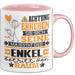 Enkel Geschenk Tasse Lustiger Spruch Erheben Sie Sich Der Enkel Betritt den Raum Rosa Trendation