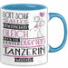 Tänzerin Geschenk Becher Tasse Gott Schuf Alle Menschen Gleich Nur Die Besten Durfeten Tänzerin Werden Geschenkidee Lustig Blau Trendation
