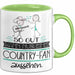 Country-Fan Geschenk Tasse So Gut Kann Nur Eine Country-Fan Aussehen Geschenkidee Geburtstag Weihnachten Lustig Grün Trendation