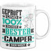 Camper Geschenk Lustiger Spruch für Camper Geschenkidee Bester Camper Der Welt Weiß Trendation