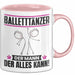Balletttänzer Tasse Geschenk für Balletttänzer Der Mann Der Alles Kann Geschenkidee zum Geburtstag Rosa Trendation