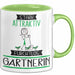 Gärtnerin Tasse Geschenk Becher Stark Attraktiv Furchtlos Gärtnerin Lustige Geschenkidee Grün Trendation