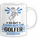 Golfer Geschenk Tasse So Gut Kann Nur Ein Golfer Aussehen Geschenkidee Kaffee-Becher Weiß Trendation