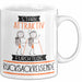 Rucksackreisende Tasse Geschenk Becher Stark Attraktiv Furchtlos Rucksackreisende Lustige Geschenkidee Weiß Trendation